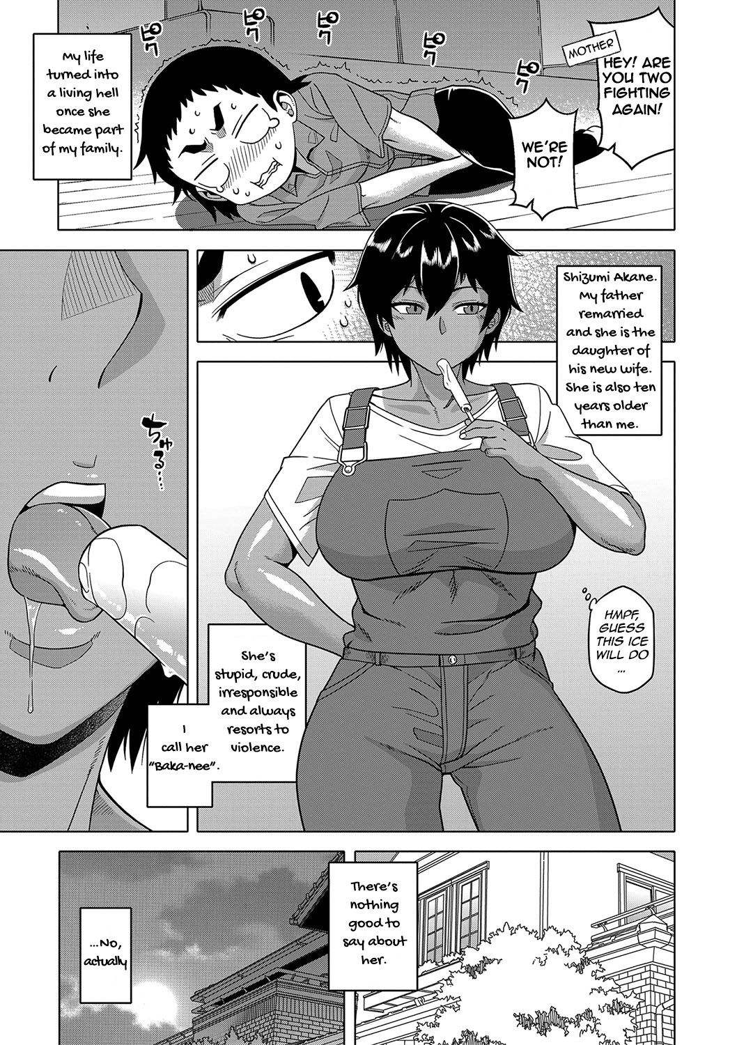 Hentai Manga Comic-My Stupid Older Sister Who's Just a Bit Hot Because Of Her Large Breasts-Chapter 1-3